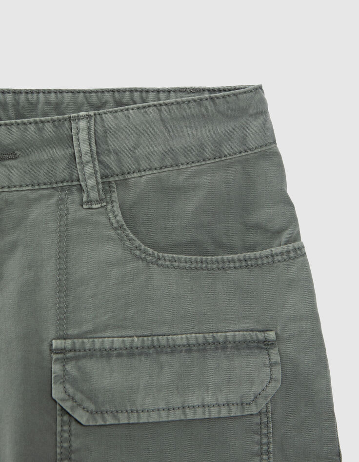 Short kaki esprit army fille-4