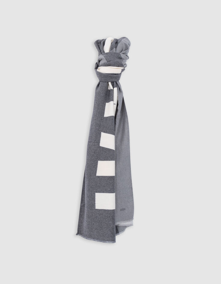 Bufanda de asfalto con logotipo IKKS Homme-1