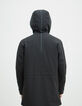 Zwarte parka IKKS x INVENTIVE CITI Heren-6