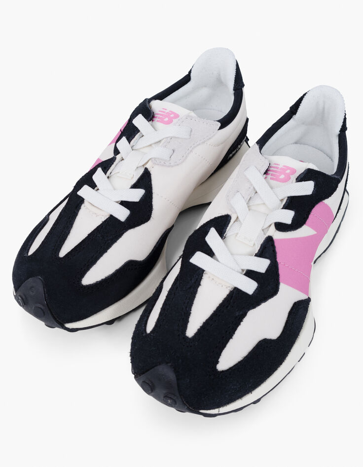 Zwart, ecru, roze NEW BALANCE 327 meisjessneakers-3