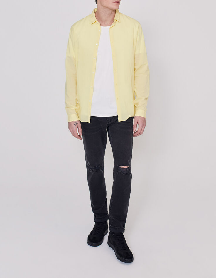 Camisa SLIM helado gasa Hombre-5