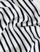 Pull marinière tricot rayé avec boutons gravés Femme-7