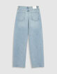 Jean droit bleu 7/8e Anders Femme-7