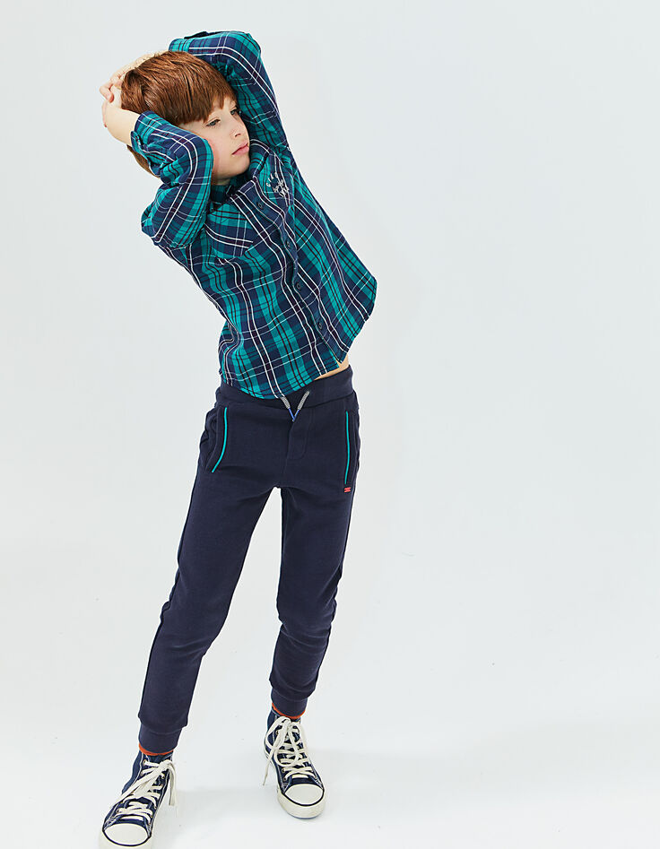 Camisa cuadros niño-1