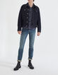 Camisa REGULAR marino estampado tattoos Hombre-7