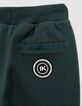 Jogging verde bolsillo bimaterial niño-9