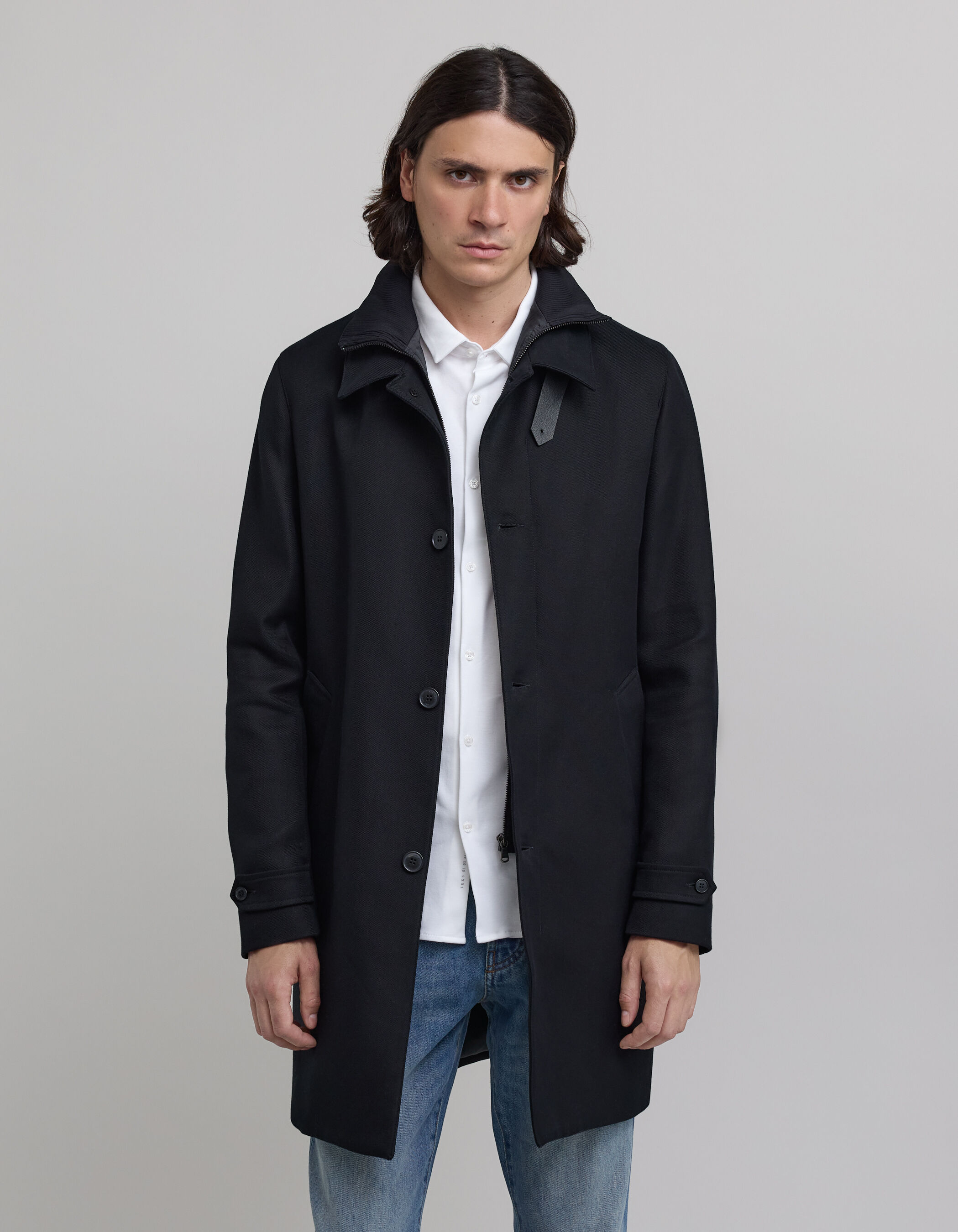 Trench coat noir outlet