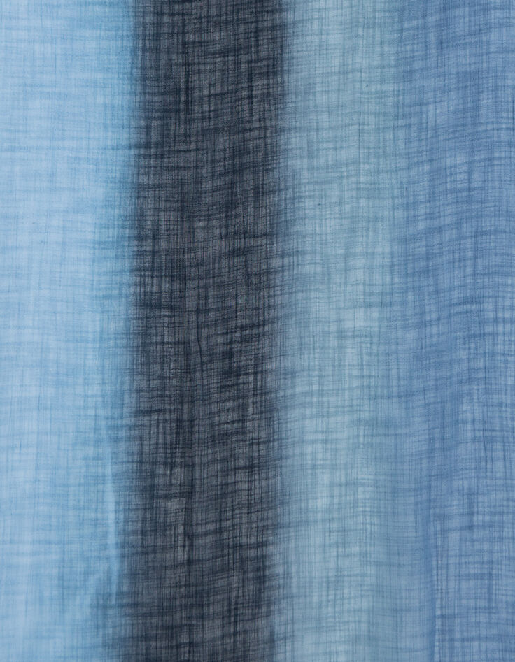 Men's blue scarf-3