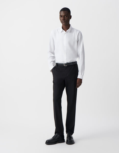 Men's white 37.5° fabric REGULAR shirt - IKKS