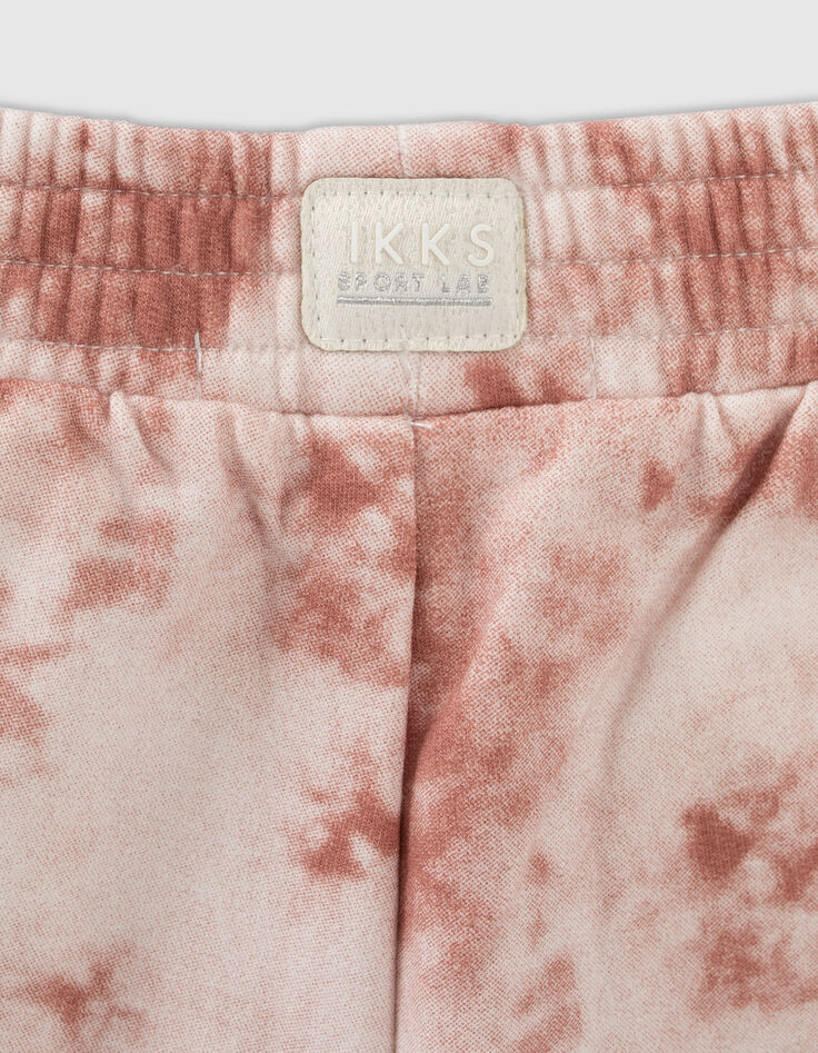 Jogging sport écru imprimé tie and dye fille -6