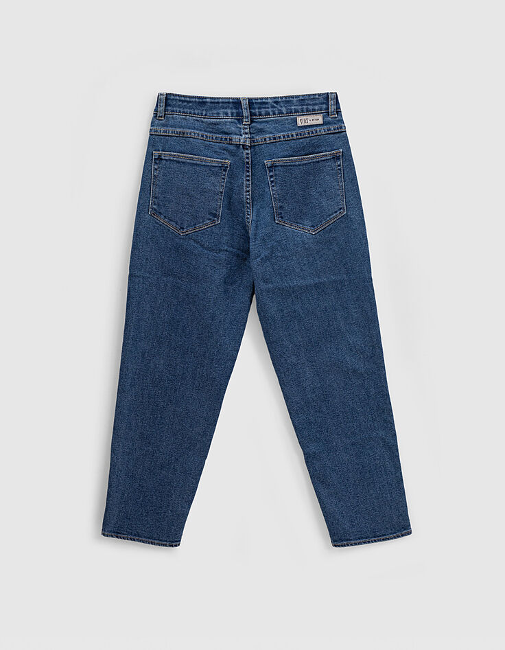 Medium blue mom jeans hoge taille meisjes-4
