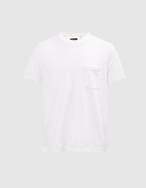 T-shirt avec poche plaquée poitrine Barnabe Pocket Ciment