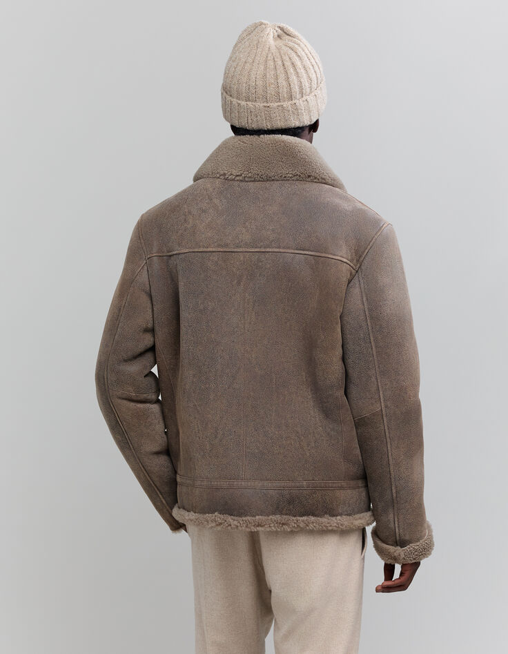 Herren-Bomberjacke aus LWG-zertifiziertem Rohleder-3