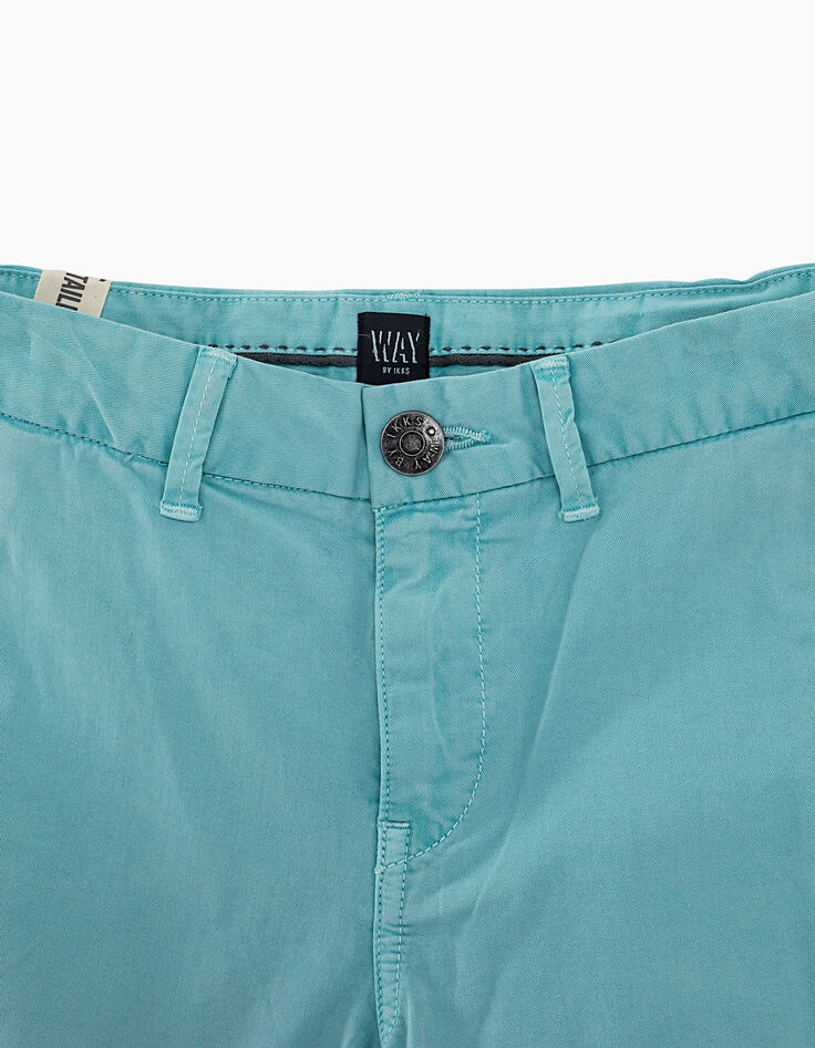 Bermudas turquesa claro forma chino ni&ntilde;o -2