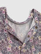 Parma Babymädchen-Kombishorts, Ecovero®, Pflanzen-Print-2