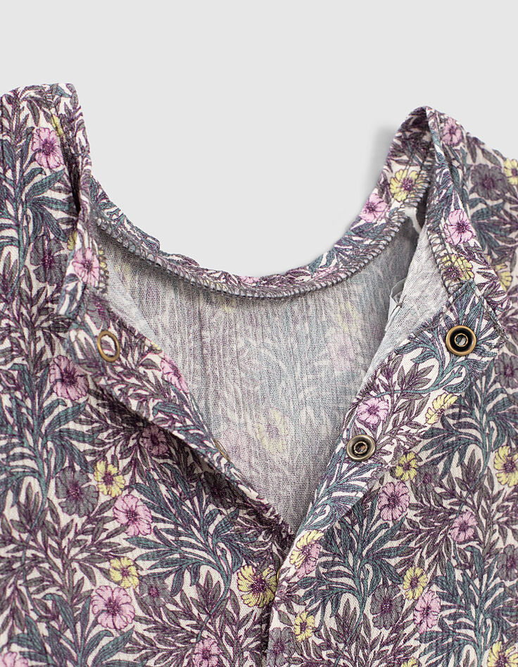 Parma Babymädchen-Kombishorts, Ecovero®, Pflanzen-Print-2 Parma Babymädchen-Kombishorts, Ecovero®, Pflanzen-Print-2