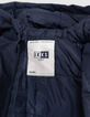 Navy two-ply hooded bomber for boy-7