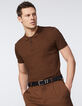 Polo moca algodón modal para hombre-1
