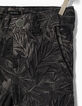 Bermudas chino negras estampado hojas niño -3