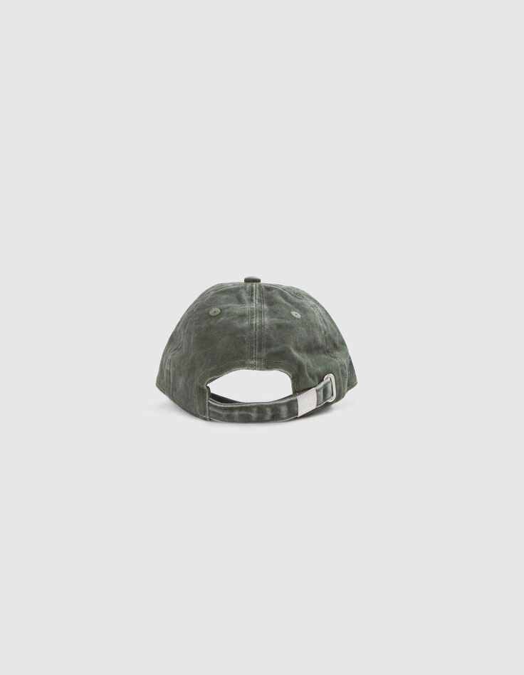 Kaki pet biokatoen visgraatbadge jongens-3