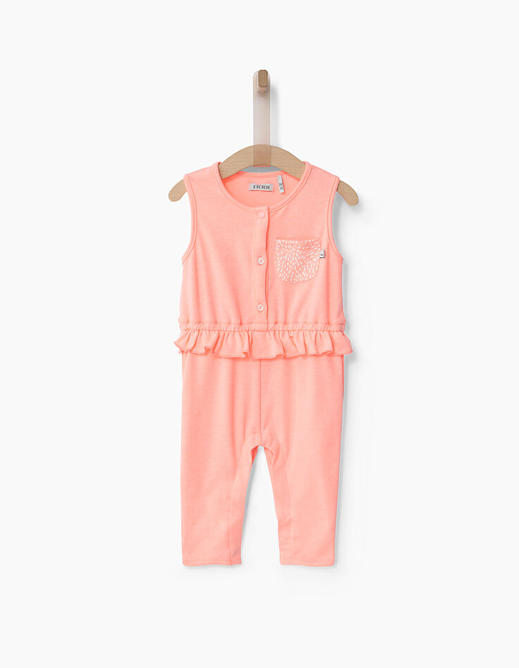 Combinaison rose bébé fille-1 Combinaison rose bébé fille-1