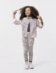 Pink leopard print shirt for girl-2