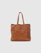 Women’s camel calfskin leather The Working tote bag-3