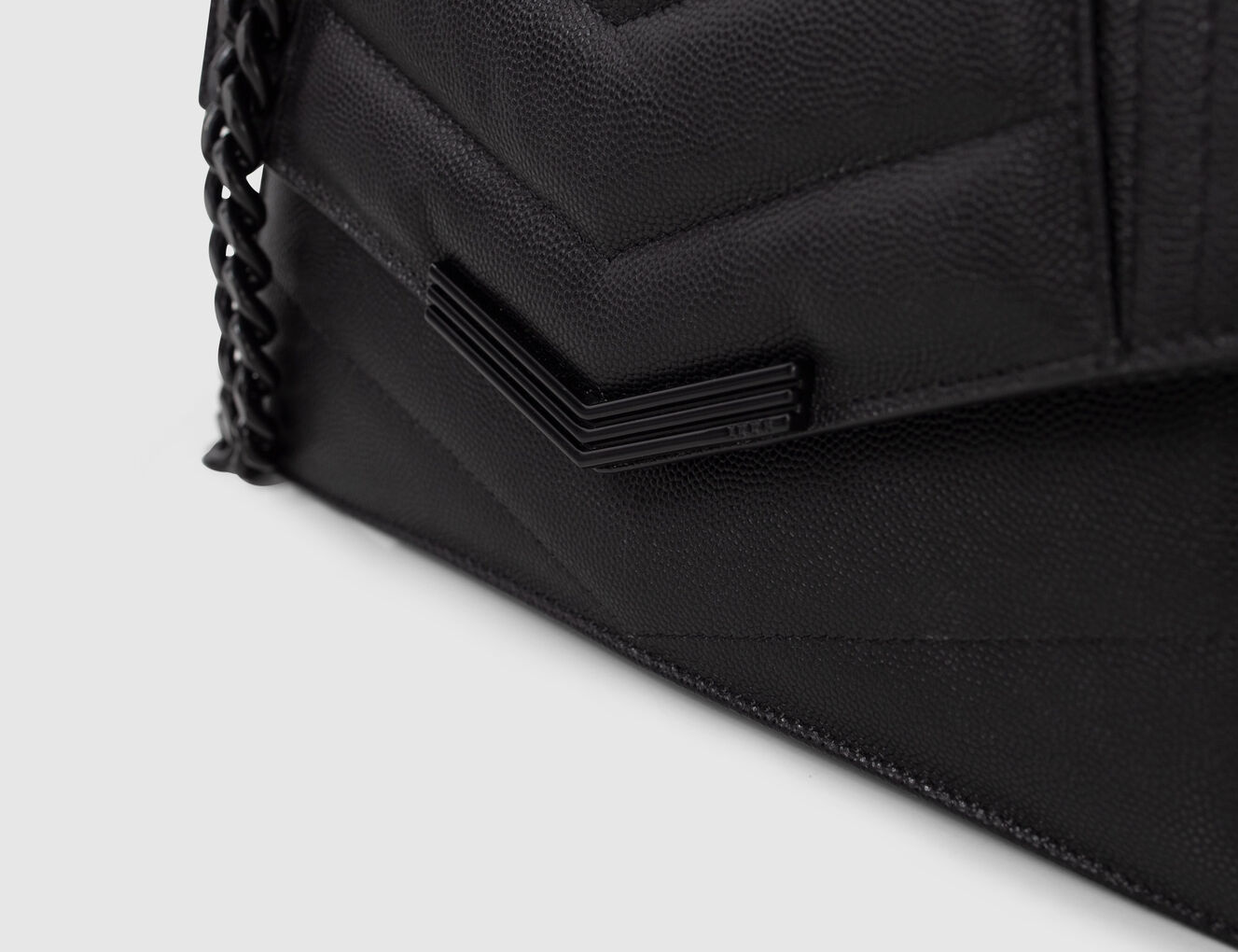 Women's black caviar leather THE 1 bag Size S