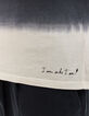 Camiseta negra efecto deep dye Hombre-3