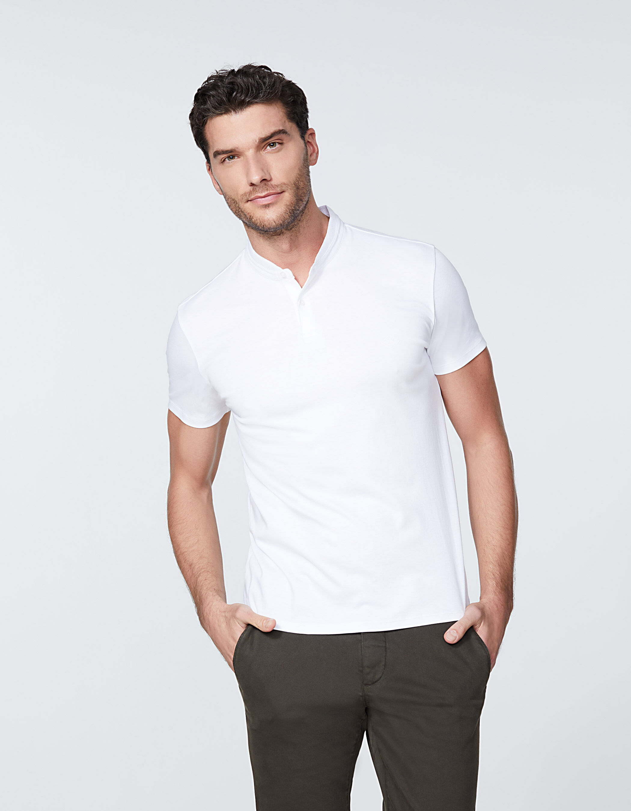 Polo col hotsell v homme