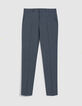 Pantalon de costume bleu TRAVEL SUIT Homme-5