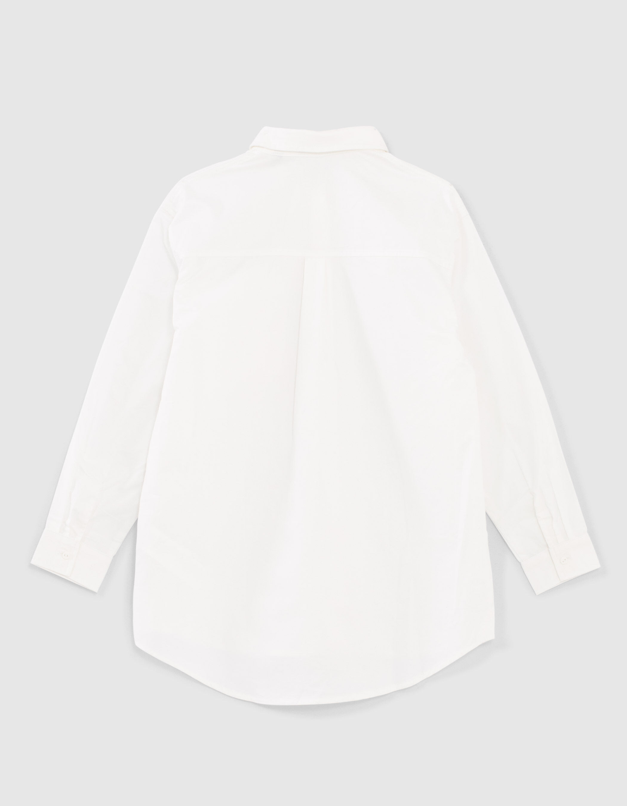 Chemise blanc cass forme liquette fille