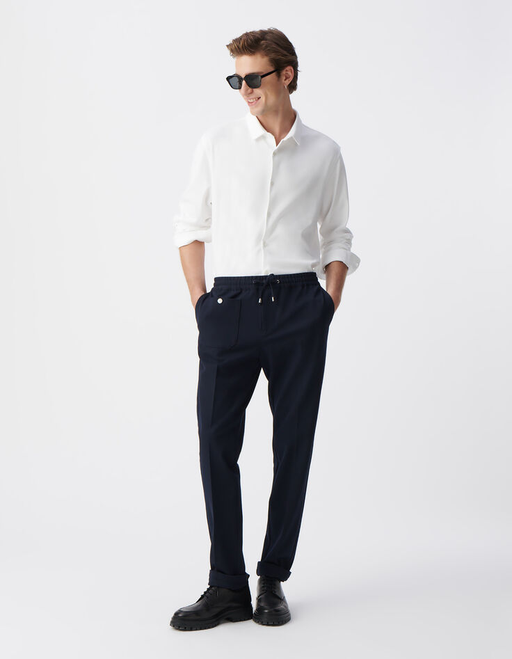 JOGGER azul marino bolsillo parche hombre-1