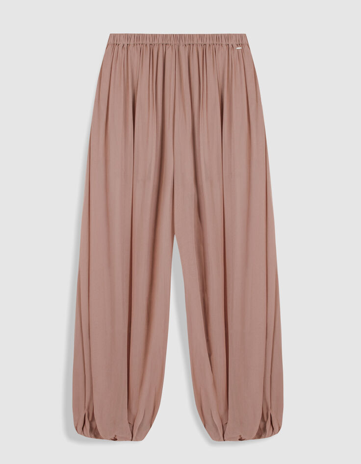 Vloeiende blush ballonbroek voor dames-8