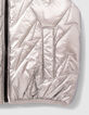 Girls&rsquo; silver quilted lightning bodywarmer-5