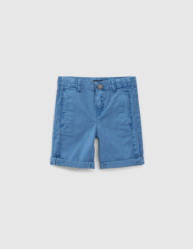 Boys’ blue chino Bermudas - IKKS