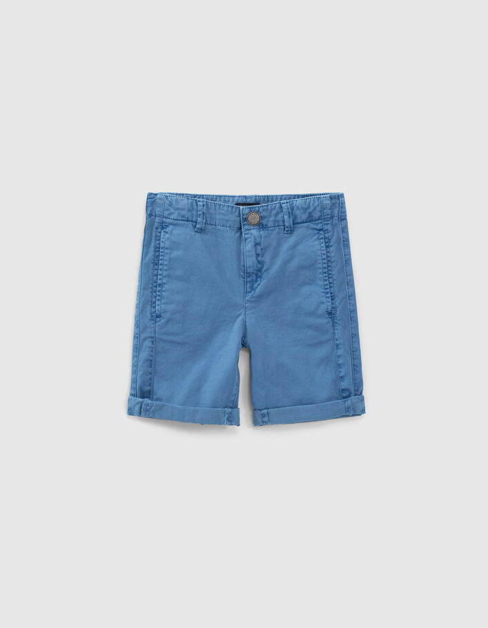 Boys’ blue chino Bermudas - IKKS