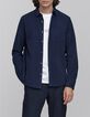 Herenhemd indigo fluweel milleraies-2