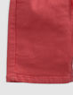 LOOSE red knitted Bermuda shorts for boy-6
