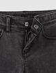 Grijze SKINNY jeans met sjaal-ceintuur meisjes-8