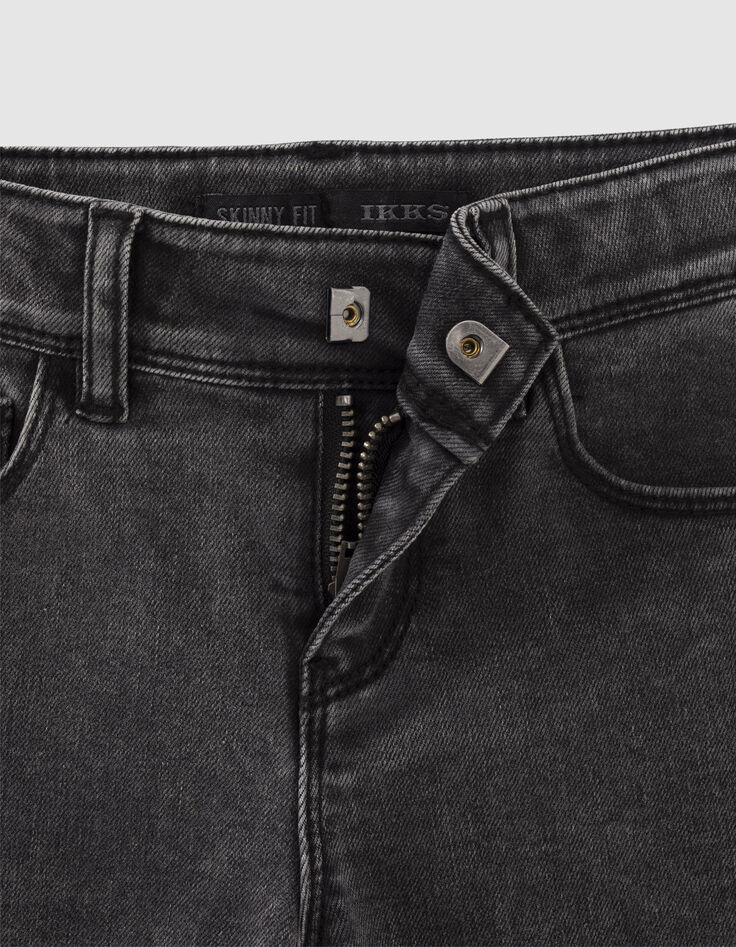 Grijze SKINNY jeans met sjaal-ceintuur meisjes-8