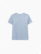 Boys’ sky blue surfer graphic T-shirt -3