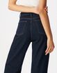 Jean large bleu brut Edie Femme-3