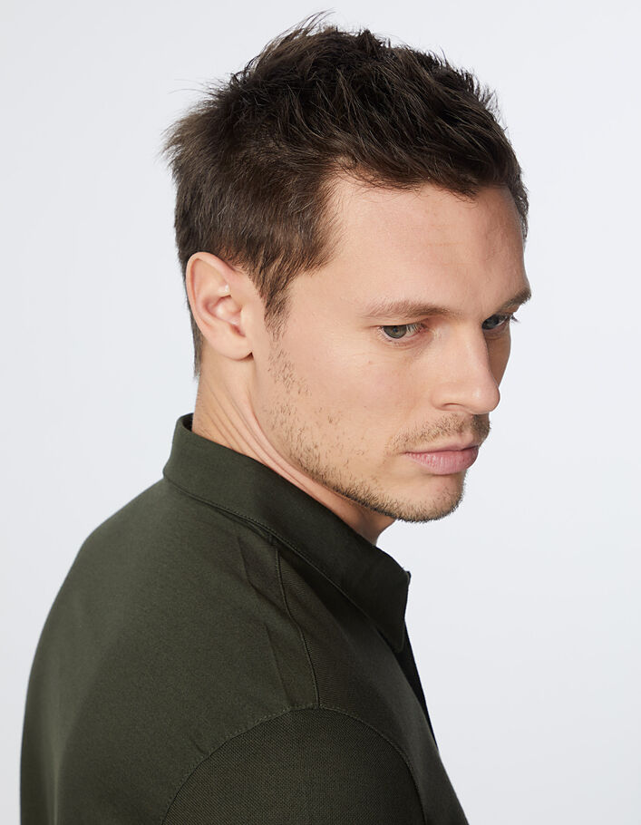 His Khaki Long-Sleeve Shirt