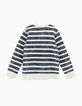 Sudadera mastic jaspeado de rayas estampadas niño -2