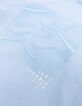 Sweat bleu flocage gomme ondes marines garçon-8