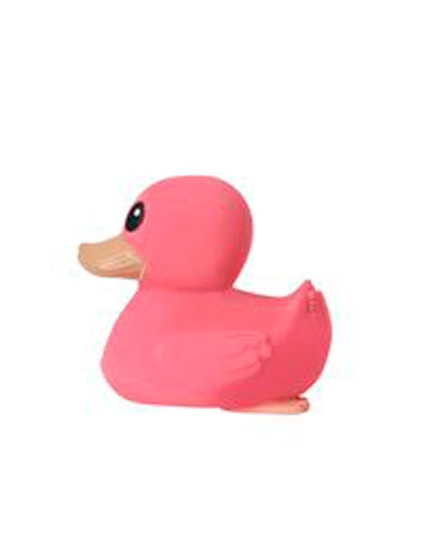 HEVEA Mini Kawan Powerful pink rubber duck