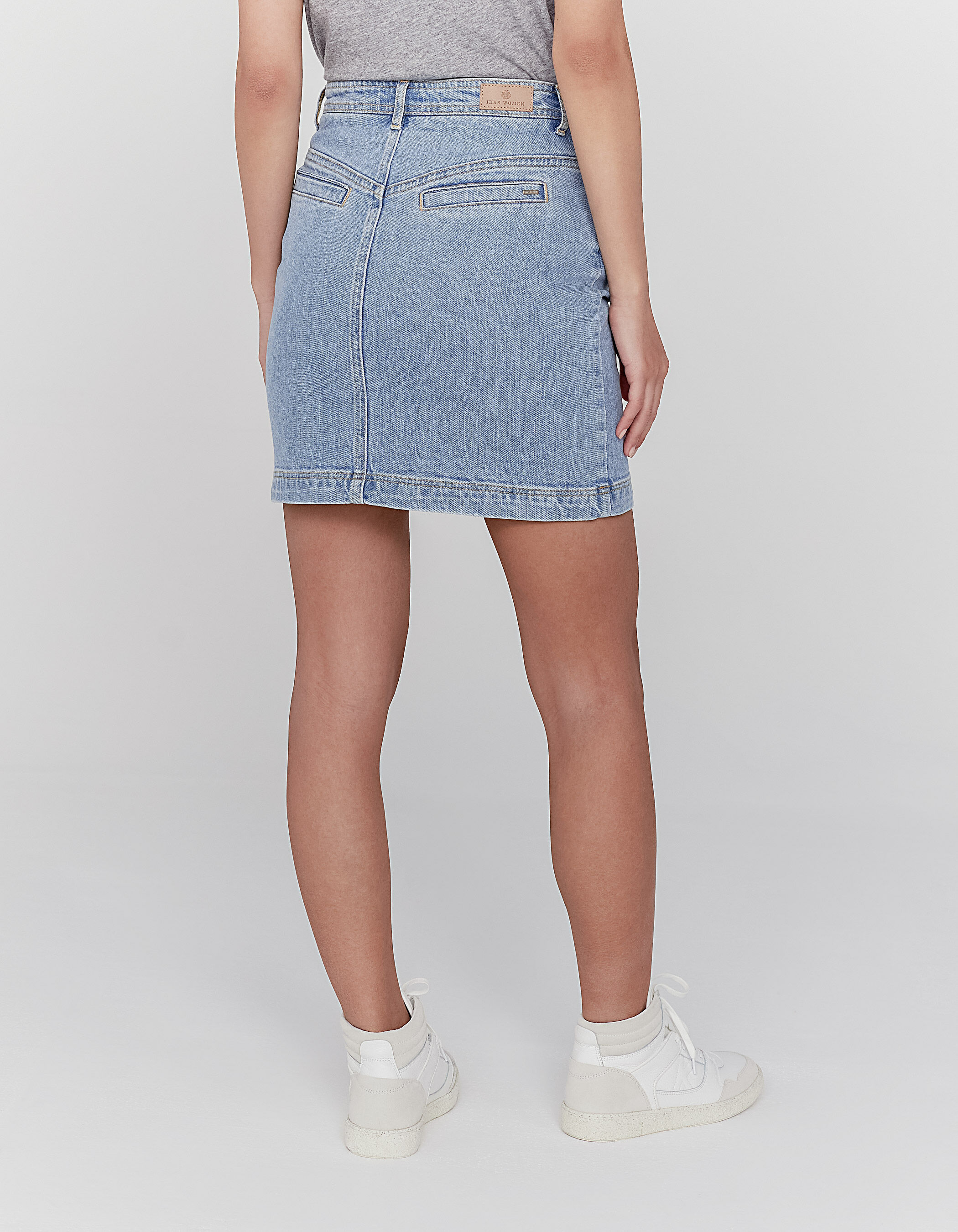 Jupe Crayon De Maternité Européenne – Denim Bleu – Taille S – Neuf