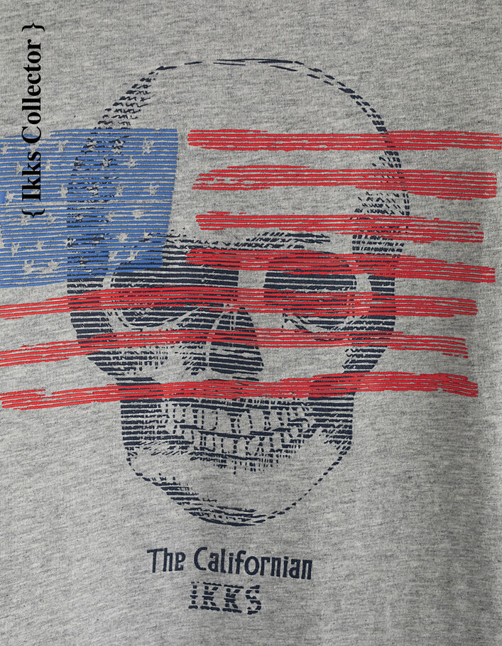 Grijs T-shirt Collector The Californian jongens  - IKKS