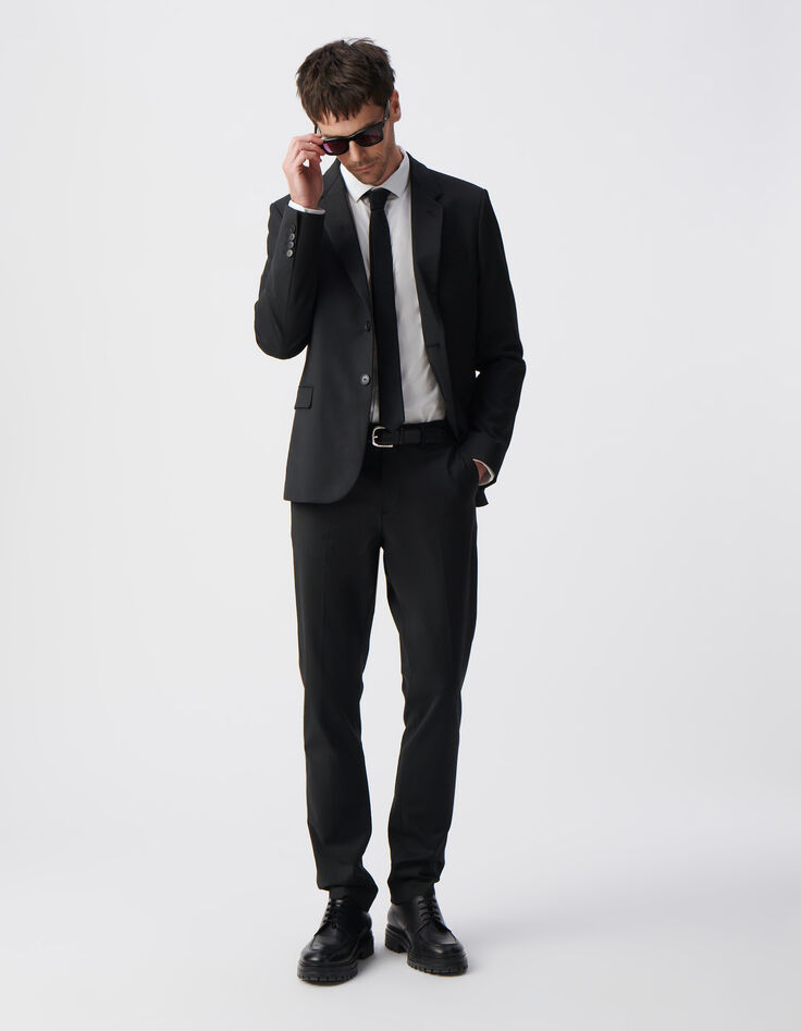 Men’s black TRAVEL SUIT suit jacket-5